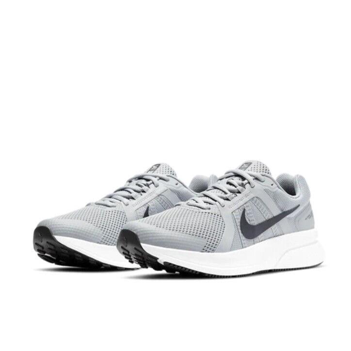 Men Nike Run Swift 2 Road Running Shoes Particle Grey/black/white CU3517-014