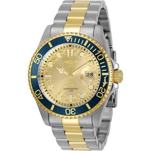 Reloj De Cuarzo Invicta Pro Diver Para Hombre Acero Inoxidable Dos Tonos 43mm