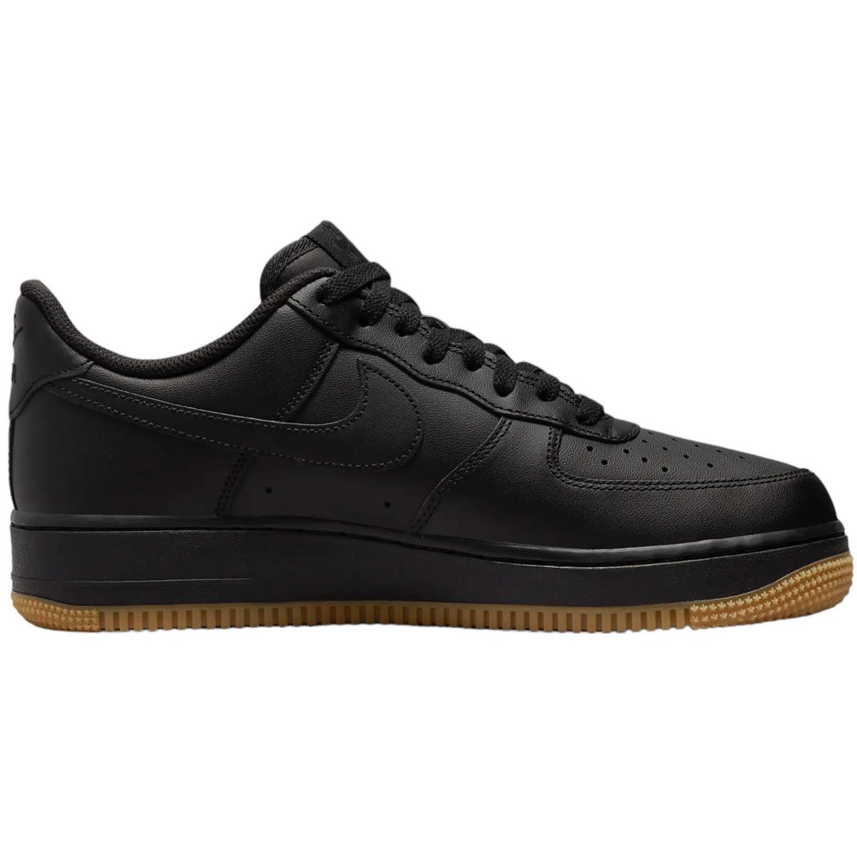 Nike Air Force 1 `07 Men`s Casual Shoes All Colors US Sizes 7-14 Black/Gum Light Brown/Black