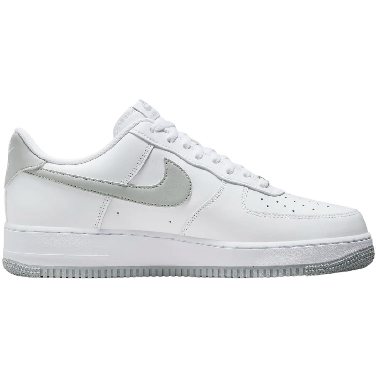 Nike Air Force 1 `07 Men`s Casual Shoes All Colors US Sizes 7-14 White/White/Light Smoke Grey