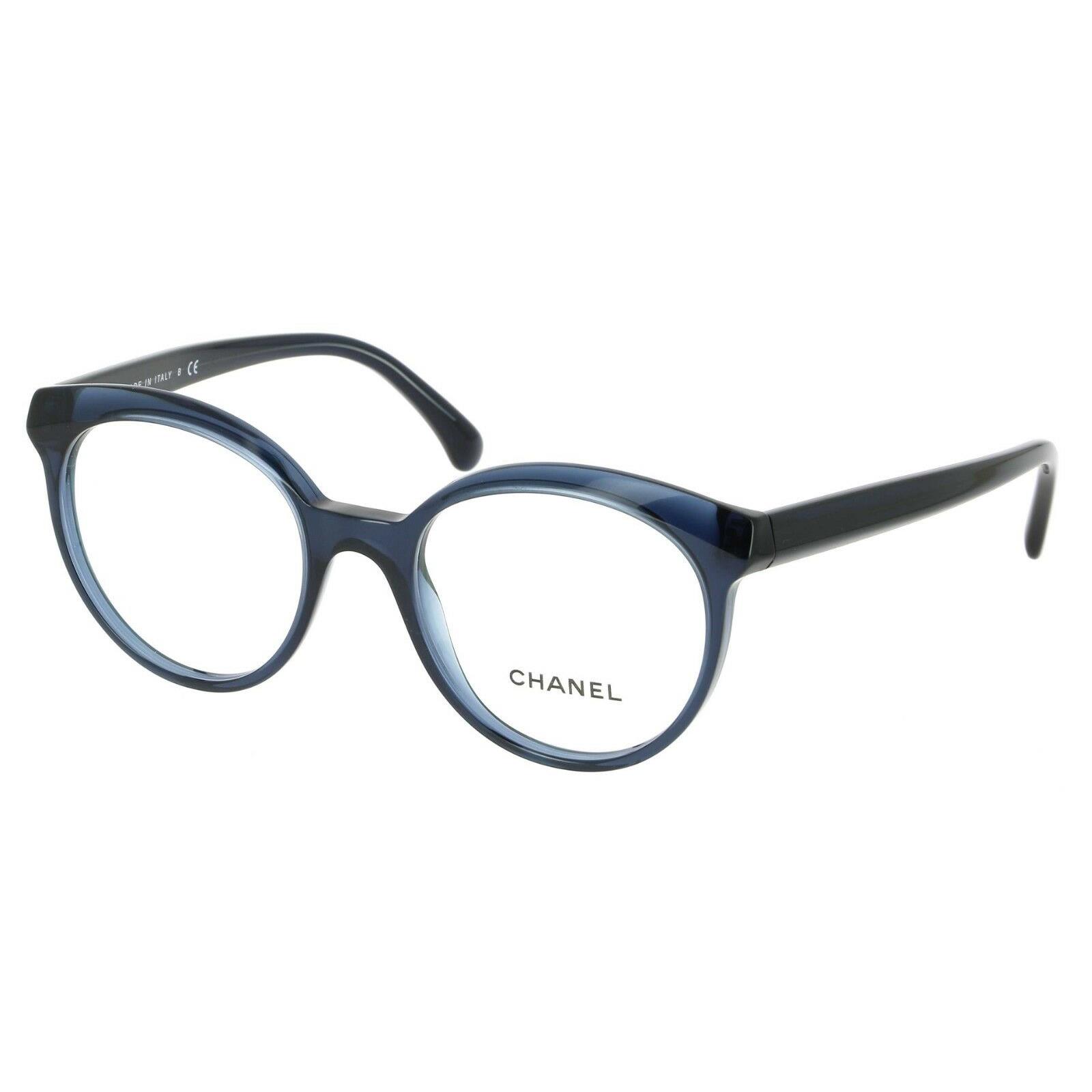 Chanel CH 3355 c.508 Transparent Blue Eyeglasses Frame 51-19