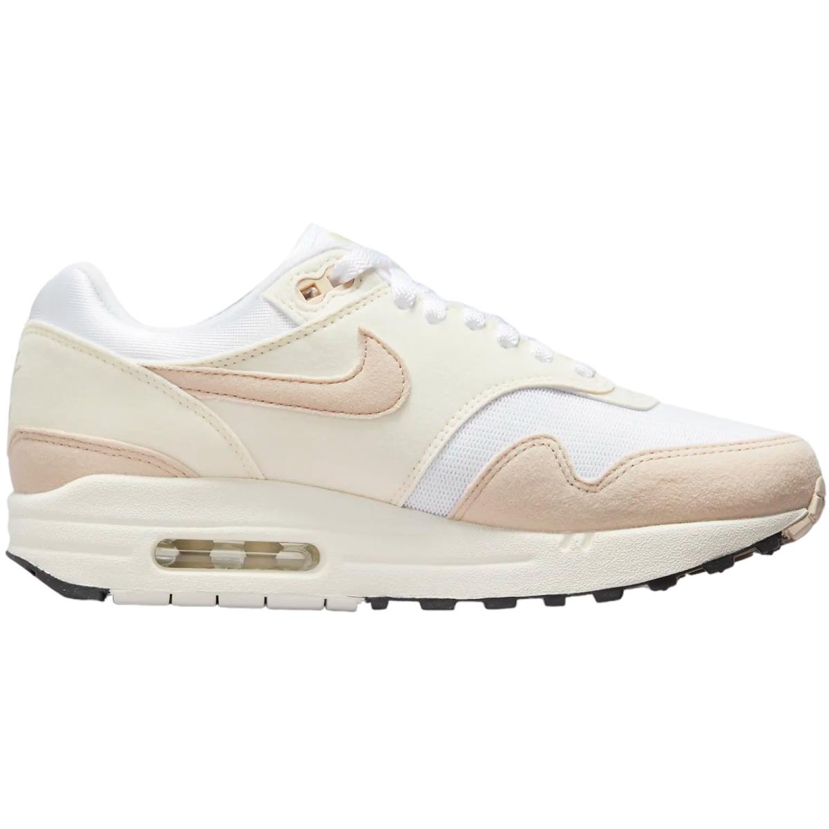 Nike Air Max 1 Women`s Casual Shoes All Colors US Sizes 6-11 Pale Ivory/White/Sail/Sanddrift