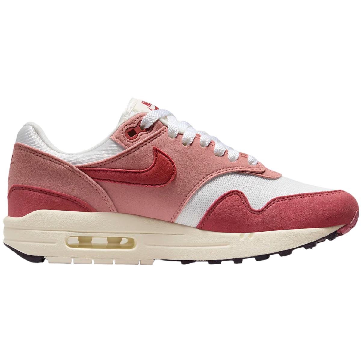 Nike Air Max 1 Women`s Casual Shoes All Colors US Sizes 6-11 Sail/Red Stardust/Coconut Milk/Cedar