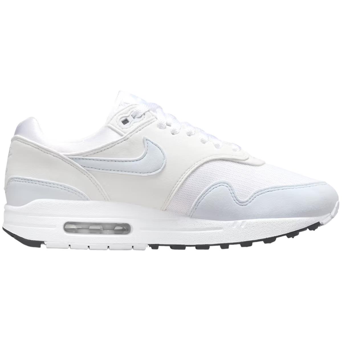 Nike Air Max 1 Women`s Casual Shoes All Colors US Sizes 6-11 White/Football Grey/Platinum Tint/Black