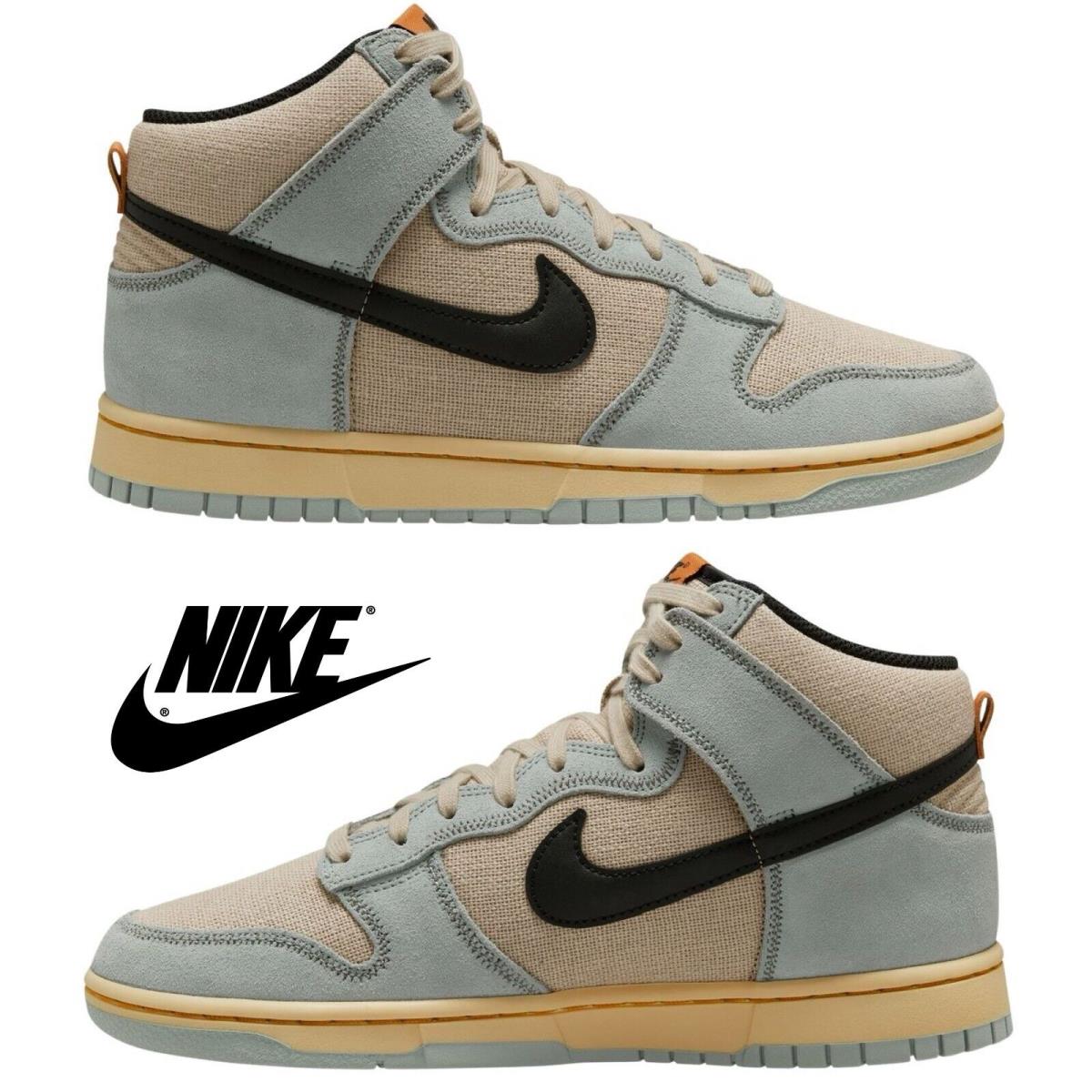Nike Dunk High Retro SE Emb Casual Shoes Men`s Sneakers Running Athletic Comfort