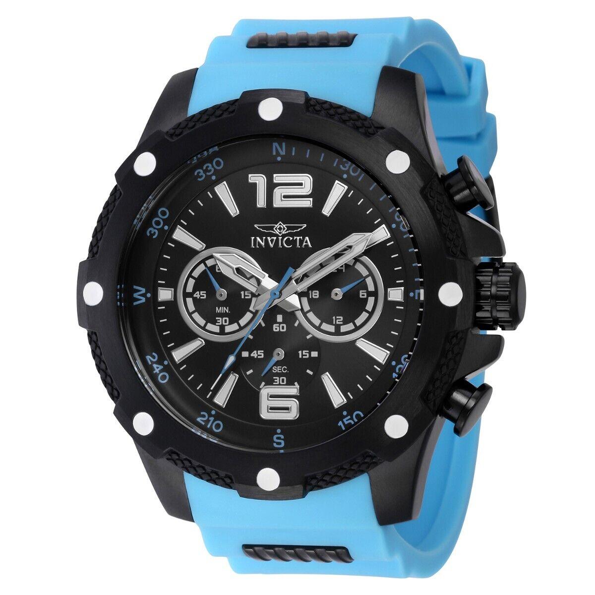 Invicta I-force Men`s Watch - 50mm Black Blue 43001