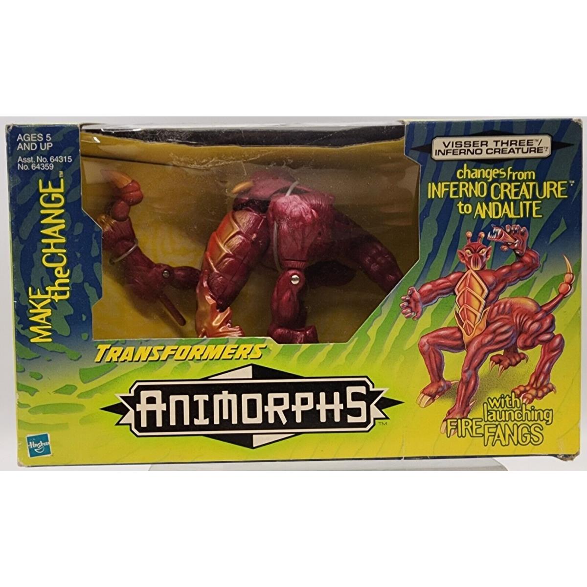 Transformers Animorphs Visser Three/inferno Creature 1998 Figure