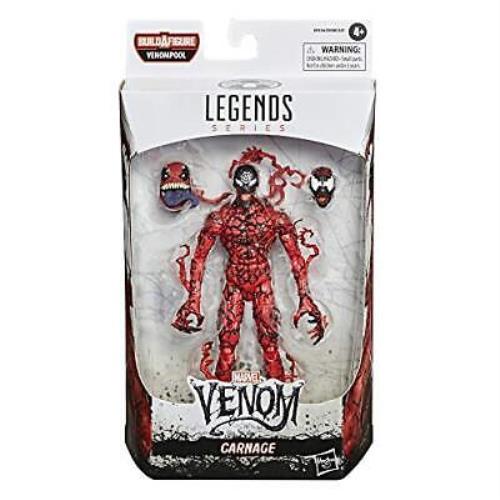 Marvel Hasbro Legends Series Venom 6-inch Collectible Figure Toy Carnage