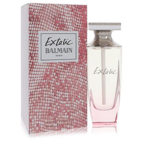 Extatic Balmain Perfume 3 oz Edt Spray For Women by Pierre Balma