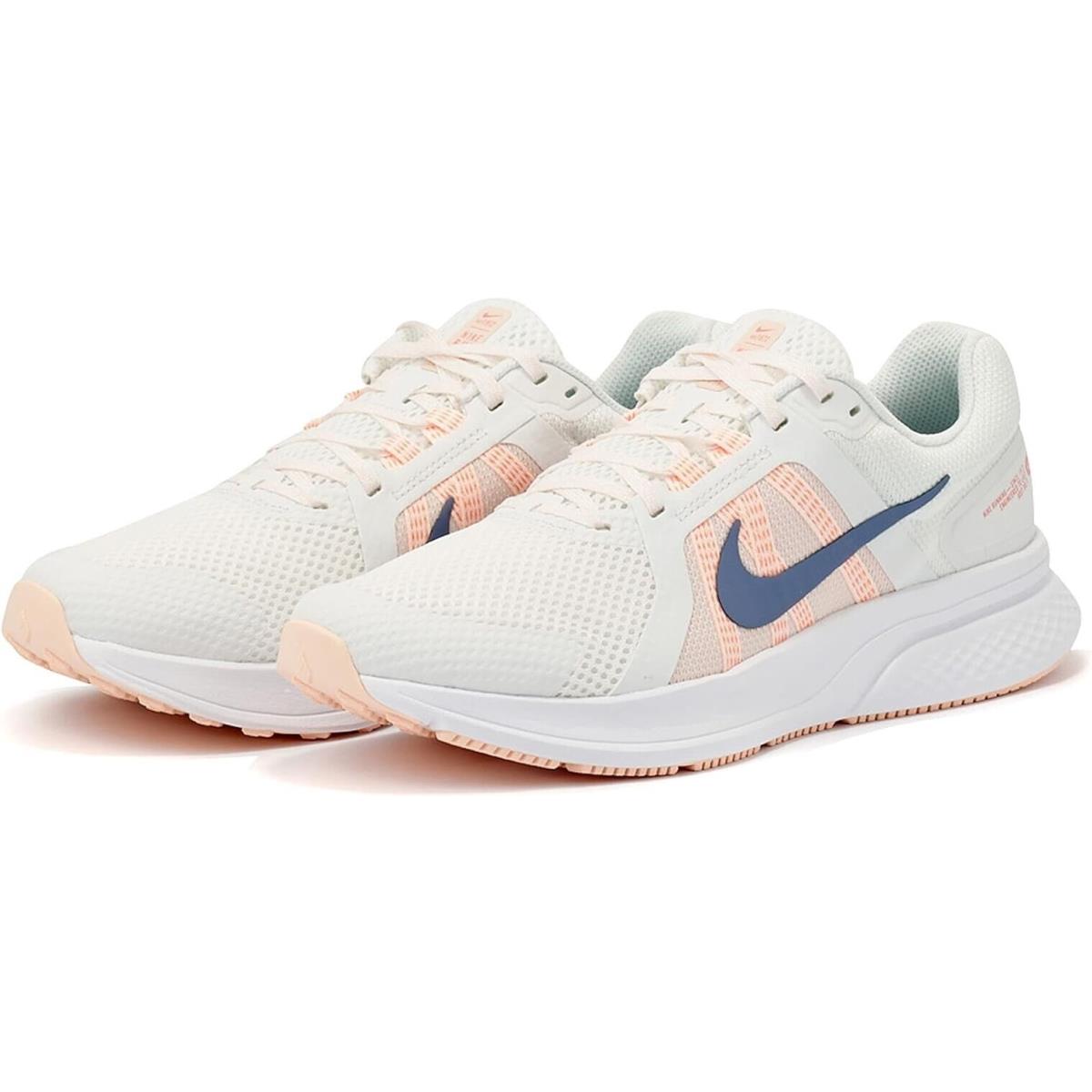 Nike Run Swift 2 CU3528-100 Women White/orange/blue Running Sneaker Shoes 11.5 - White/Orange/Blue