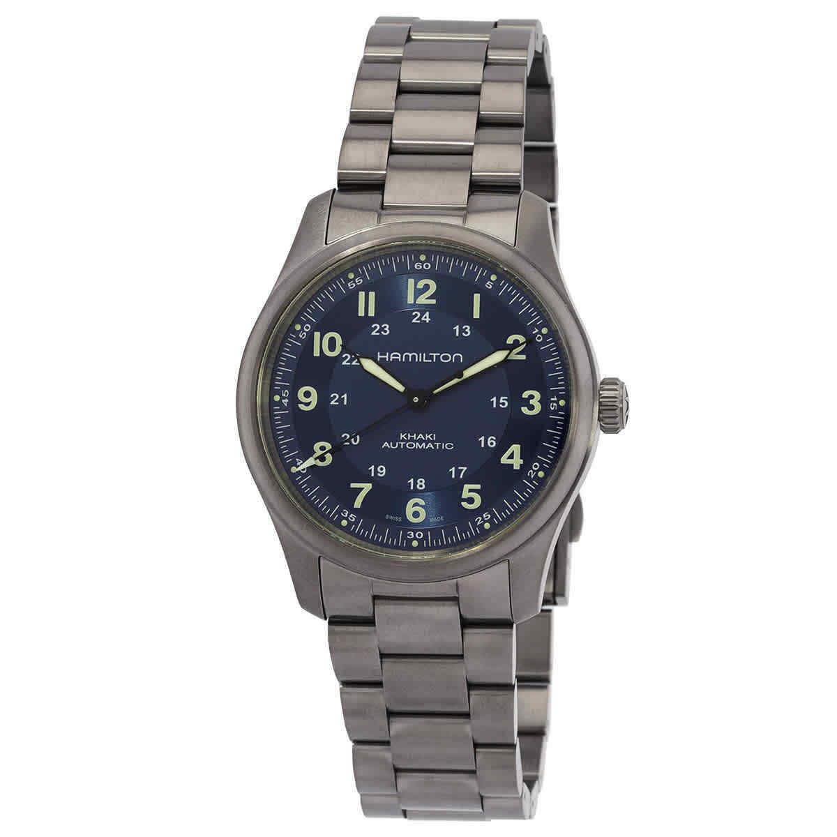 Hamilton Khaki Field Automatic Blue Dial Men`s Watch H70205140