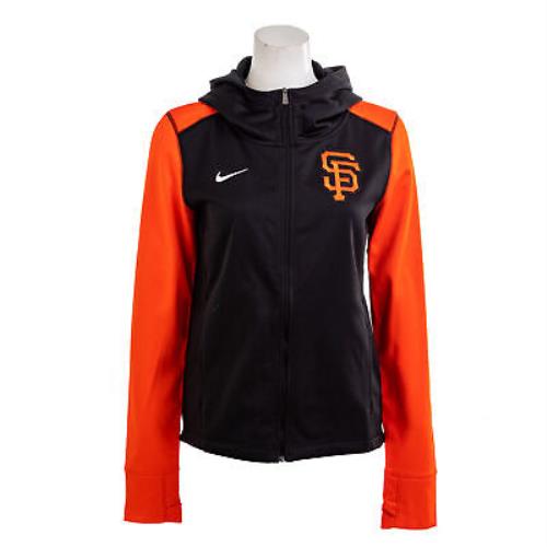Nike San Francisco Giants Fleece Women`s Size Small Black/orange