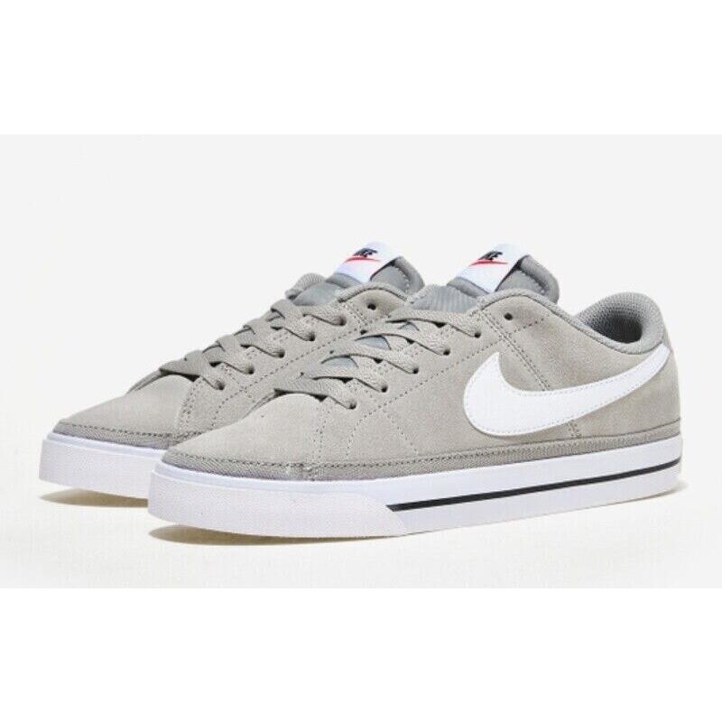Nike Court Legacy Suede Mens Shoes Color: Grey/white - Gray, Main: Grey