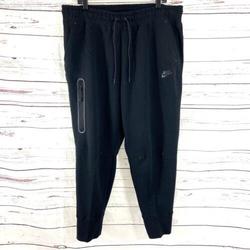 Nike Sportswear Plus Pants Women s 1X Black Tech Fleece DA2043-010 High Rise