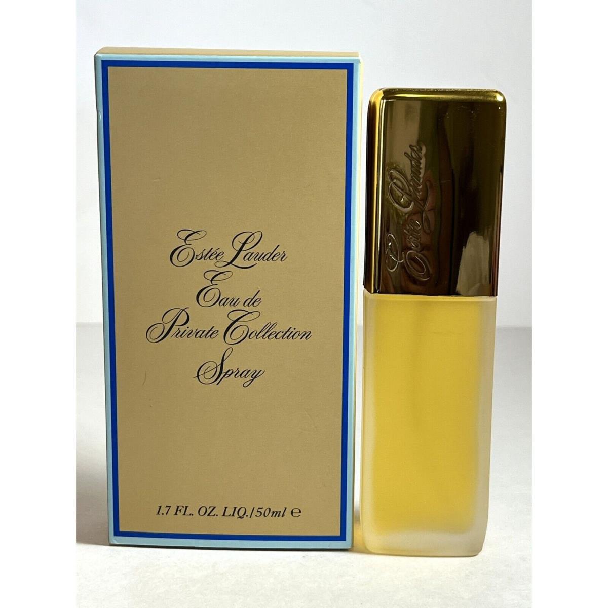 Vintage Eau De Private Collection Spray Estee Lauder 1.7oz /50ml