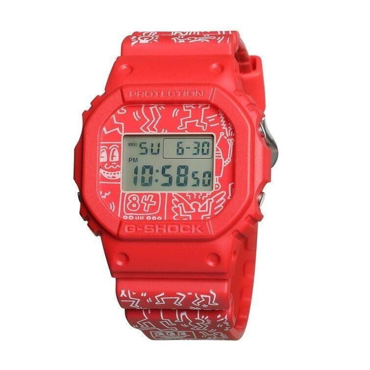 Casio G-shock x Keith Haring Watch DW-5600KEITH19-4CR Red