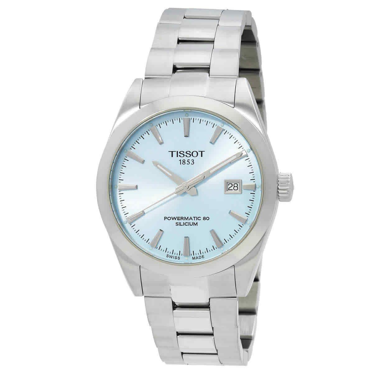 Tissot Gentleman Powermatic 80 Automatic Ice Blue Dial Watch T127.407.11.351.00