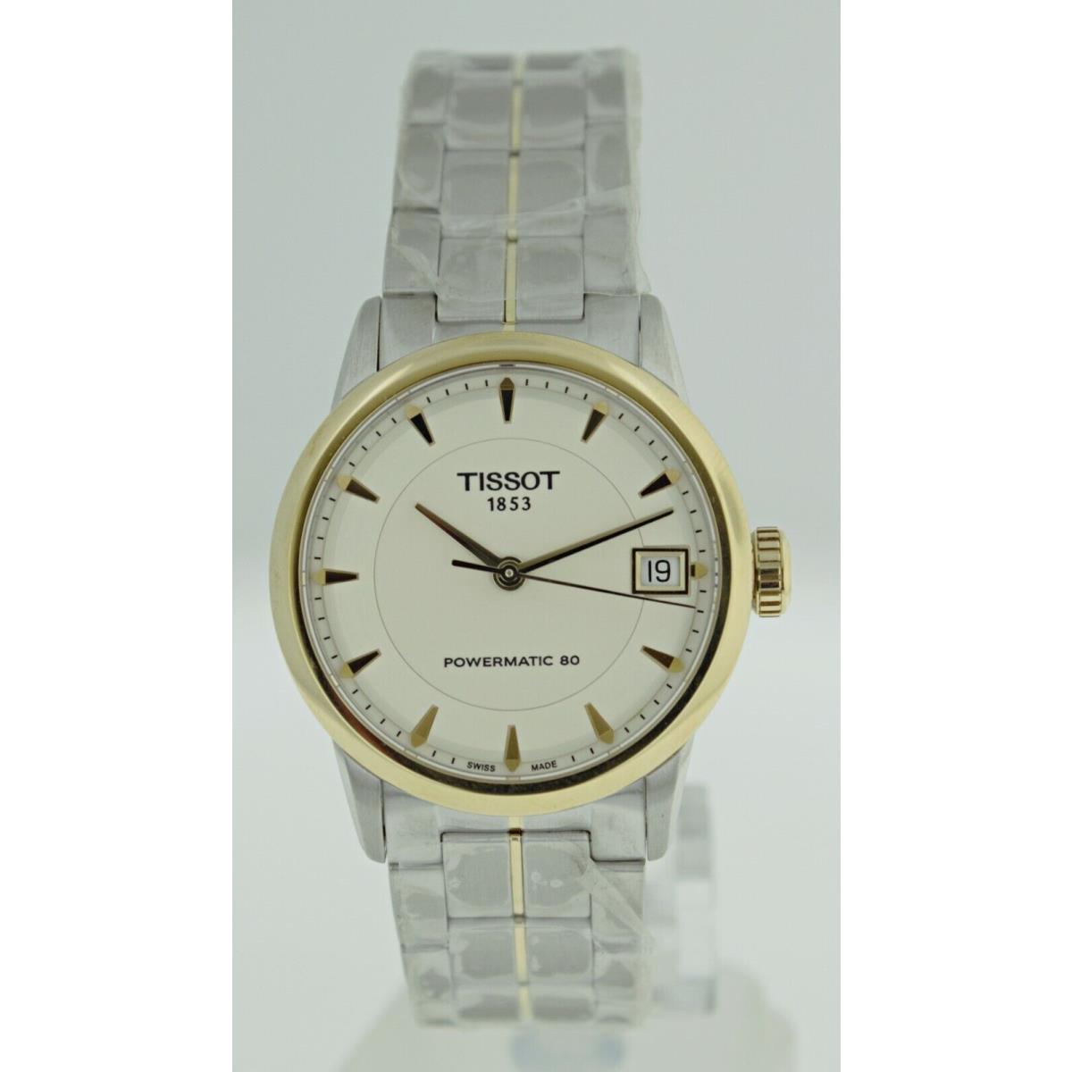 Tissot Luxury T086.207.22.261.00 Automatic Ivory Dial Ladies Watch