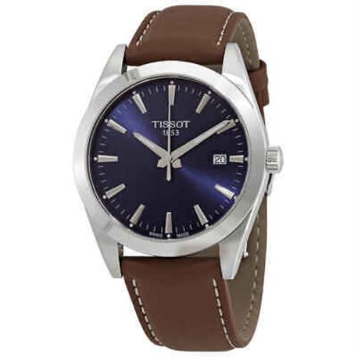 Tissot Gentleman Quartz Blue Dial Men`s Watch T127.410.16.041.00