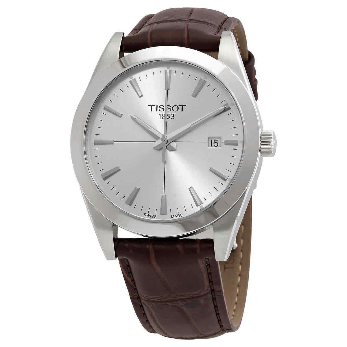 Tissot Gentleman Quartz Silver Dial Men`s Watch T127.410.16.031.01