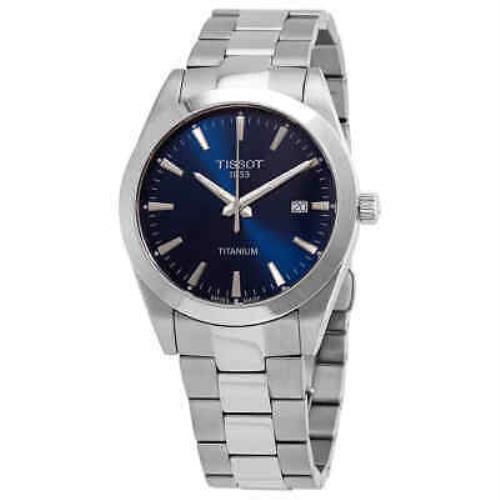 Tissot Titanium Quartz Blue Dial Men`s Watch T127.410.44.041.00