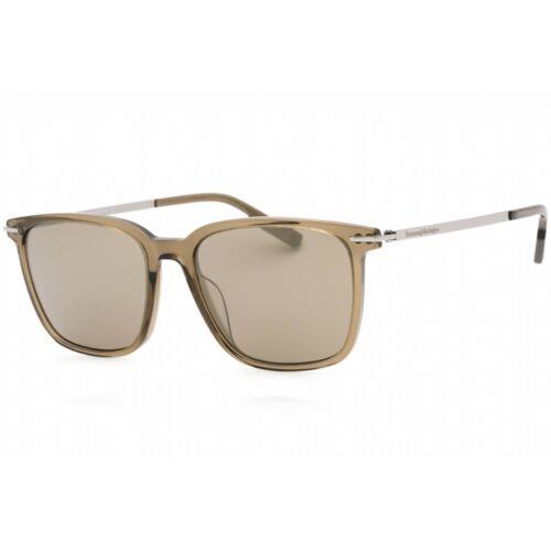Ermenegildo Zegna Men`s Sunglasses Mastic Full Rim Square Frame EZ0206 51G