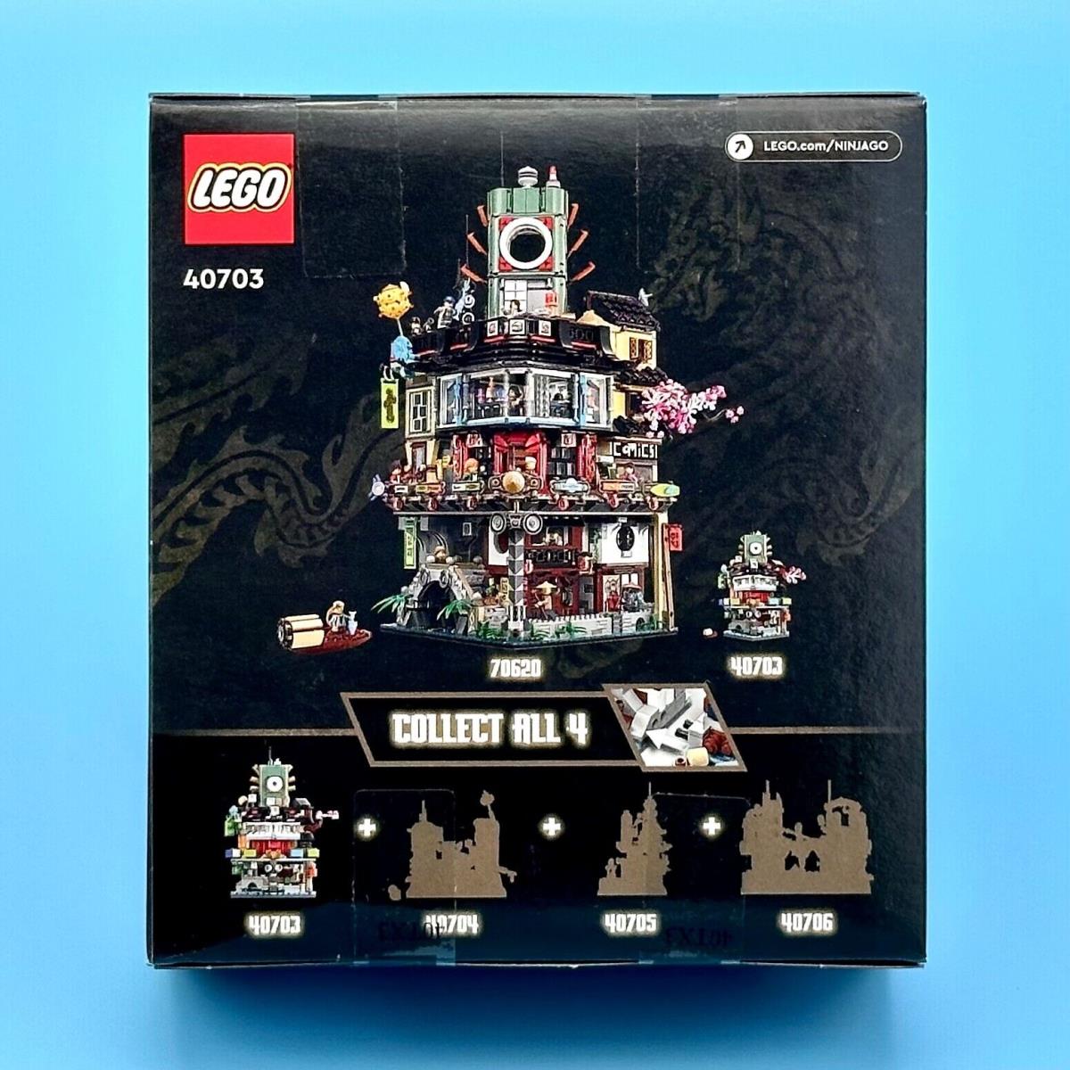 Lego Micro Ninjago City Modular Set Vip Insiders Reward 40703 Limited Edition