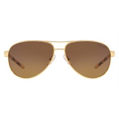 Ralph Lauren RA4004 Sunglasses Women Gold Aviator 59mm