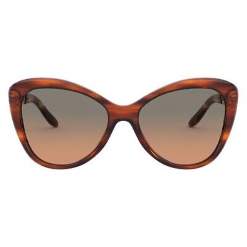 Ralph Lauren RL8184 Sunglasses Women Havana Butterfly 56mm