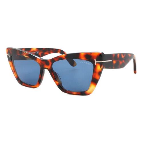 Tom Ford TF871/S 55V Wyatt Havana Blue Sunglasses