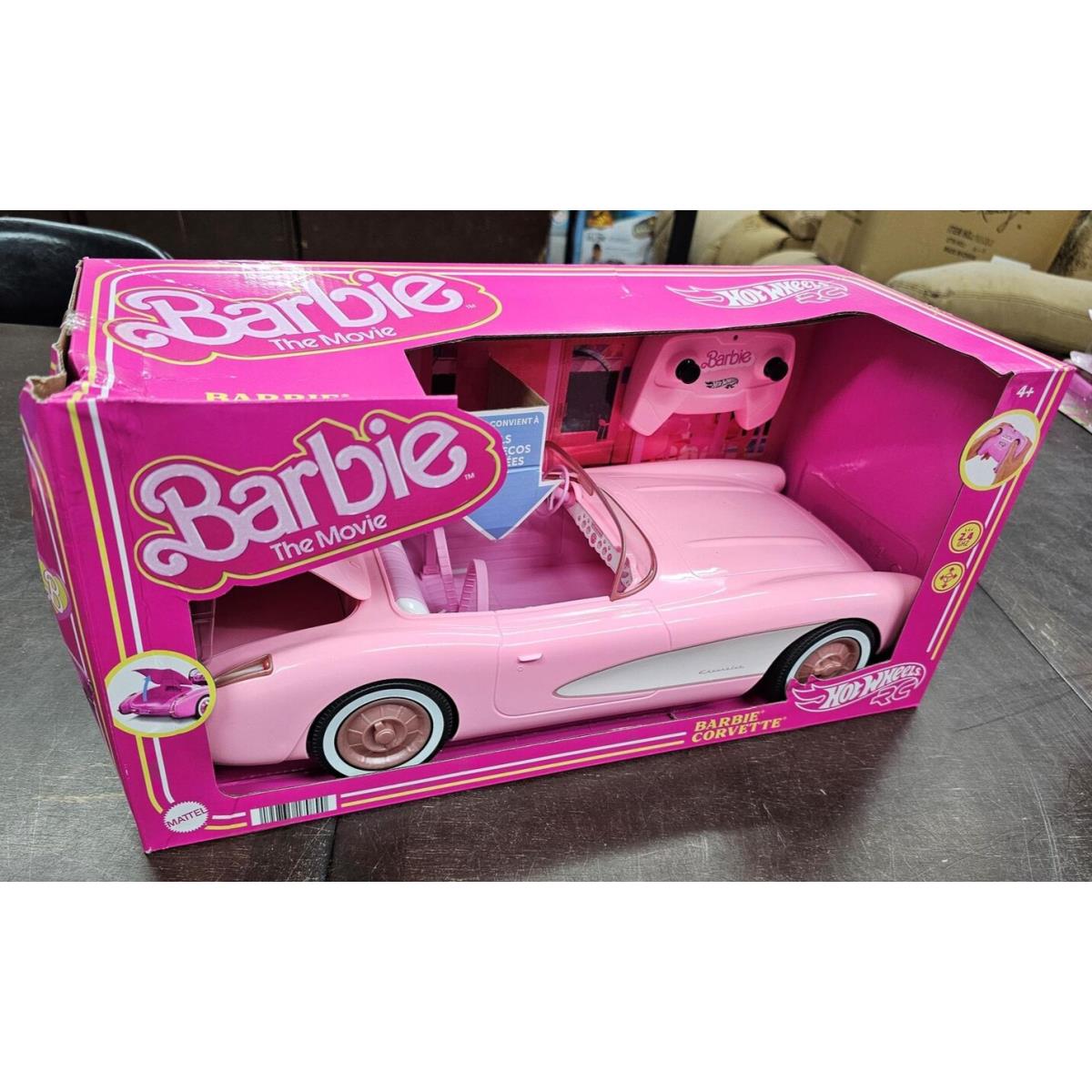 Mattel Hot Wheels Barbie The Movie RC Corvette Car - Pink HPW40