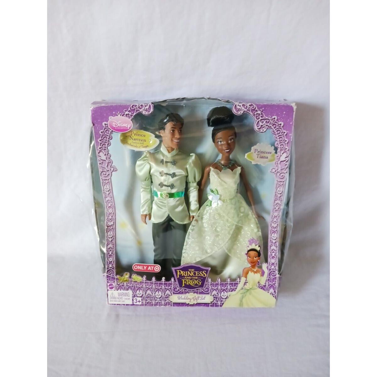 Disney Princess The Frog Tiana Prince Naveen Dolls Wedding Gift Set 2010