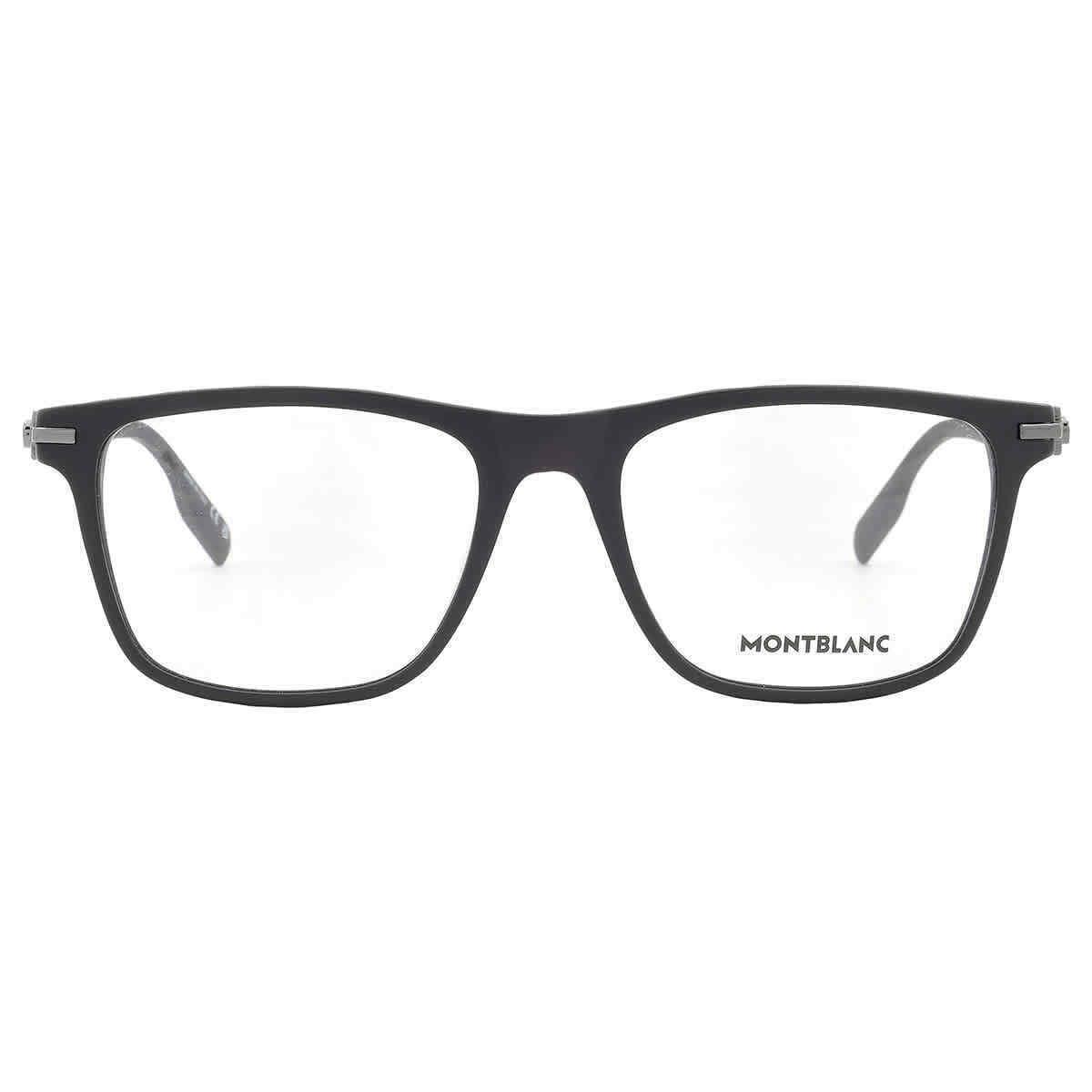 Montblanc Demo Square Men`s Eyeglasses MB0251O 001 54 MB0251O 001 54