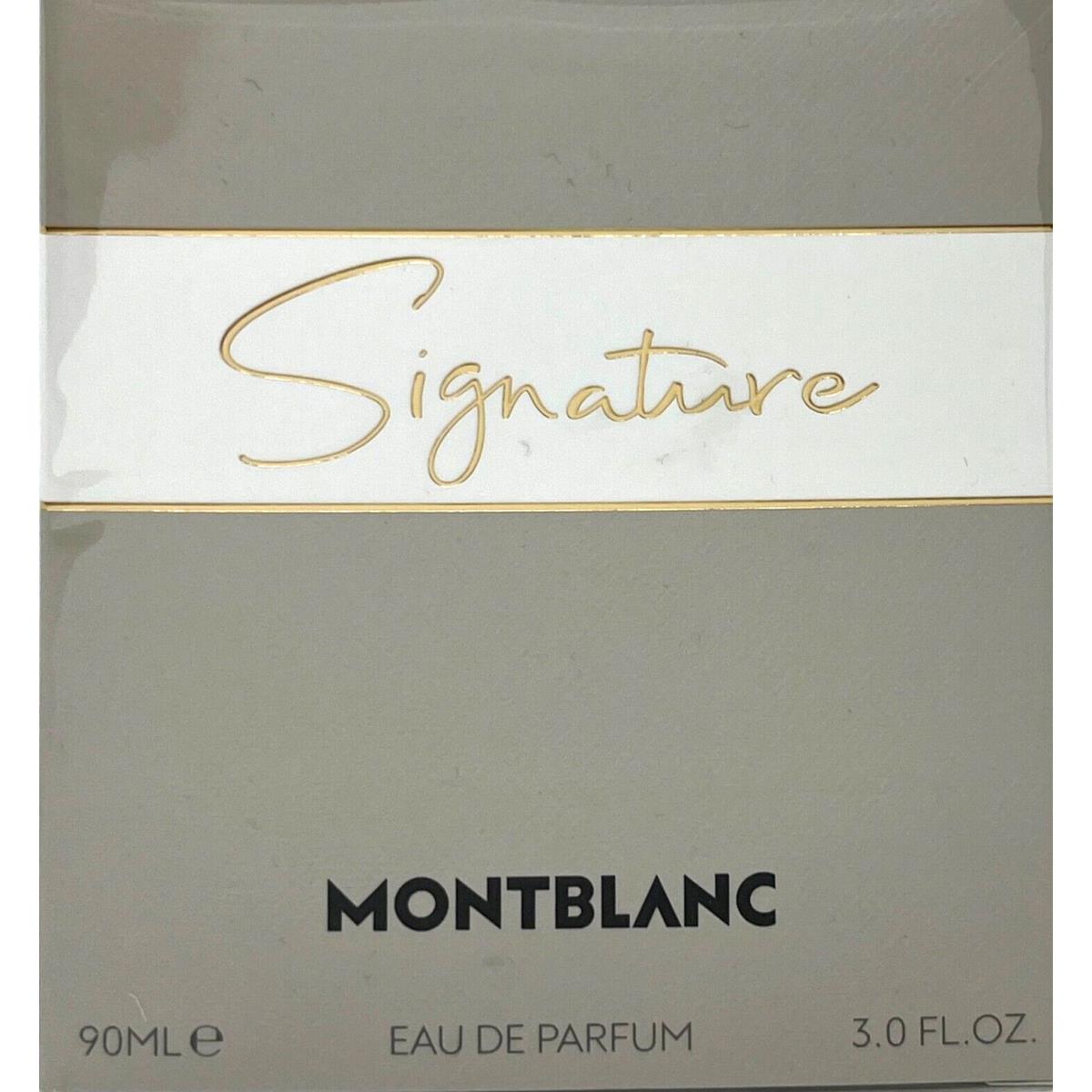 Montblanc Signature Eau DE Parfum Spray For Women 3.0 Oz / 90 ml