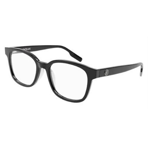 Montblanc MB0180OK Eyeglasses RX Men Black Square 56mm