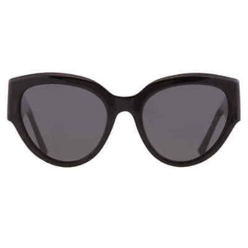 Bvlgari Dark Grey Cat Eye Ladies Sunglasses BV8258 552987 55 BV8258 552987 55