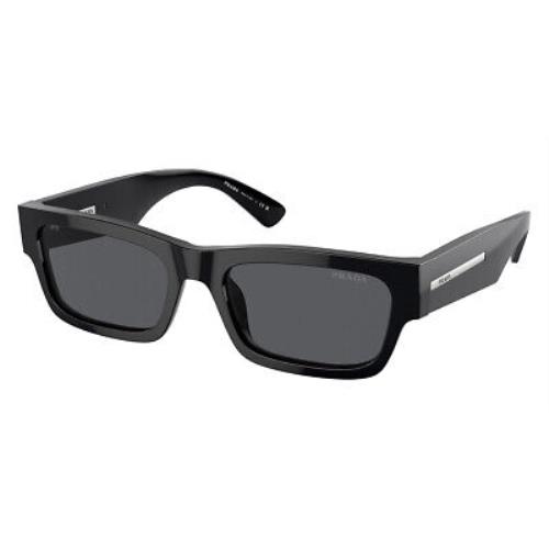 Prada PR Sunglasses Men Black / Blue Vintage 56mm