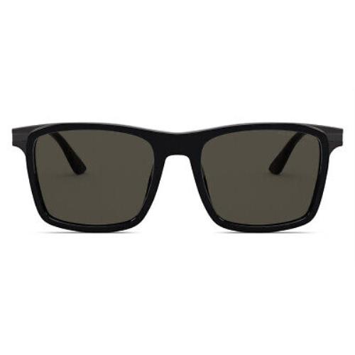 Prada PR 19XS Sunglasses Men Black Rectangle 54mm