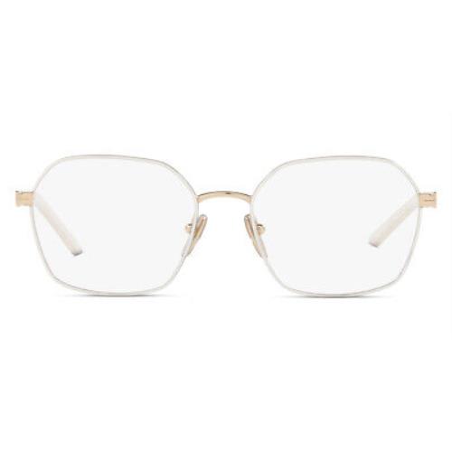 Prada 0PR 55YV Eyeglasses RX Women White Square 53mm