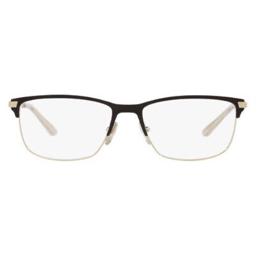 Prada PR 55ZV Eyeglasses Matte Burnished/pale Gold 55mm