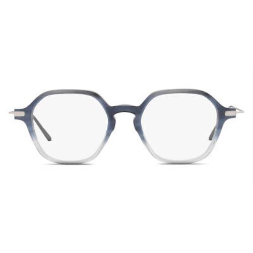 Prada PR 07YV Eyeglasses Women Blue Shaded Square 50mm
