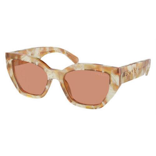 Prada PR Sunglasses Women Desert Tortoise / Brown 53mm