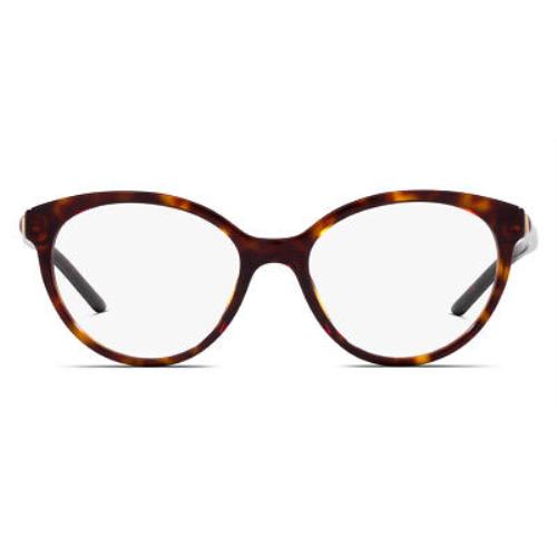Prada PR 08YV Eyeglasses RX Women Tortoise Oval 54mm