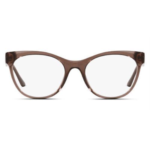 Prada 0PR 05WV Eyeglasses Women Brown Butterfly 53mm
