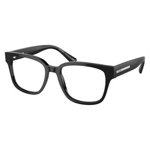 Prada PR Eyeglasses Men Black 52mm