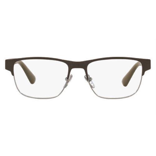 Prada PR Eyeglasses Men Brown 54mm