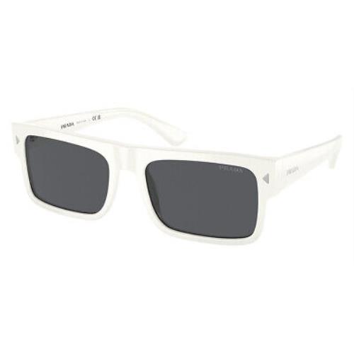 Prada PR Sunglasses Men White / Blue Vintage 59mm