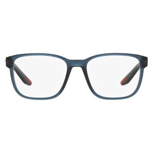 Prada PS Eyeglasses Men Crystal Blue/black 57mm