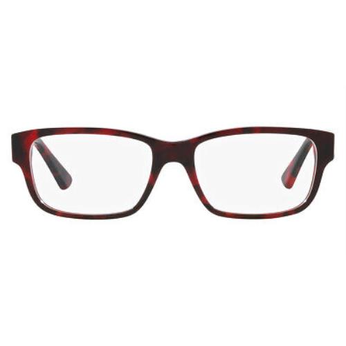 Prada PR Eyeglasses Men Havana Red 56mm