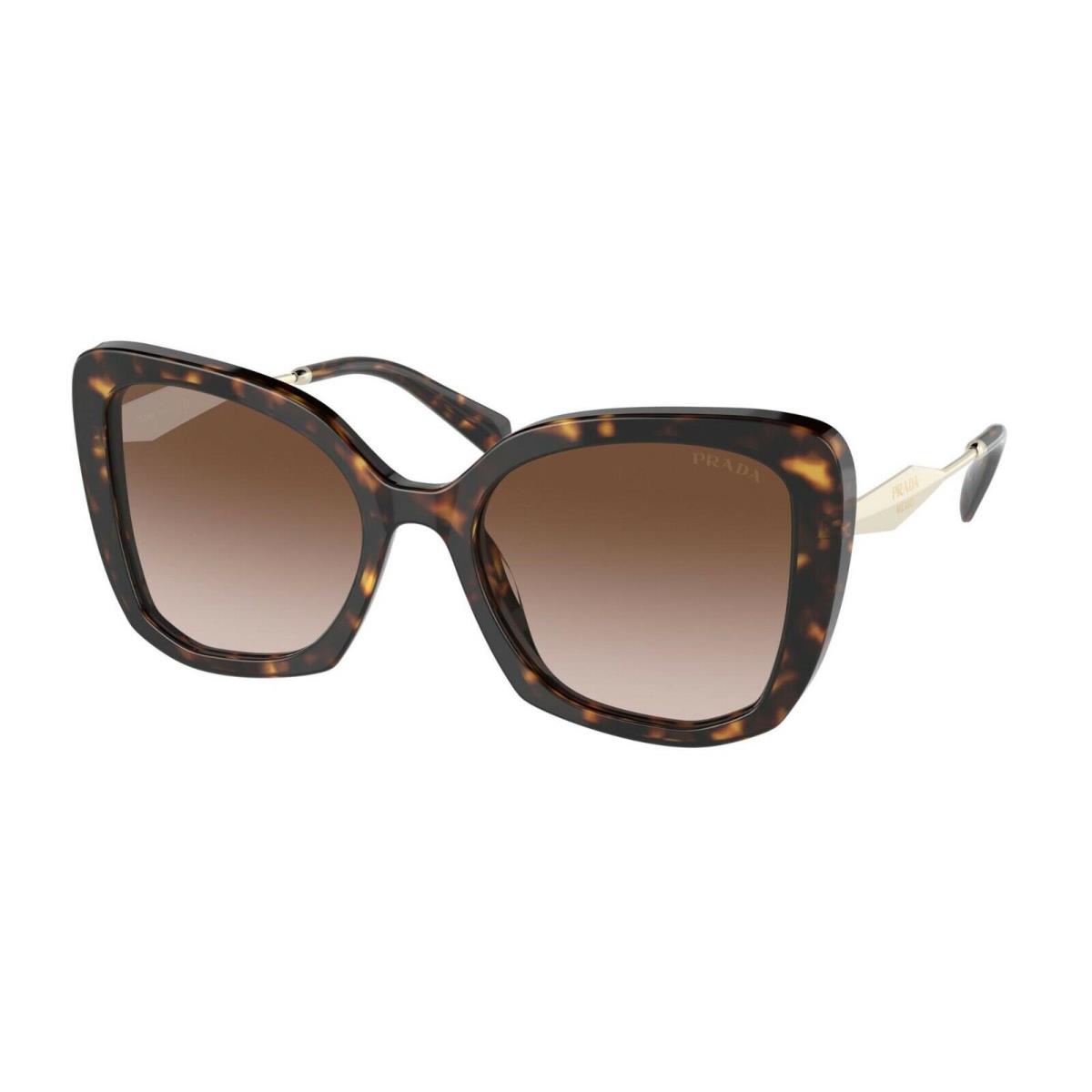 Prada PR 03YS Tortoise/brown Shaded 2AU-6S1 Sunglasses